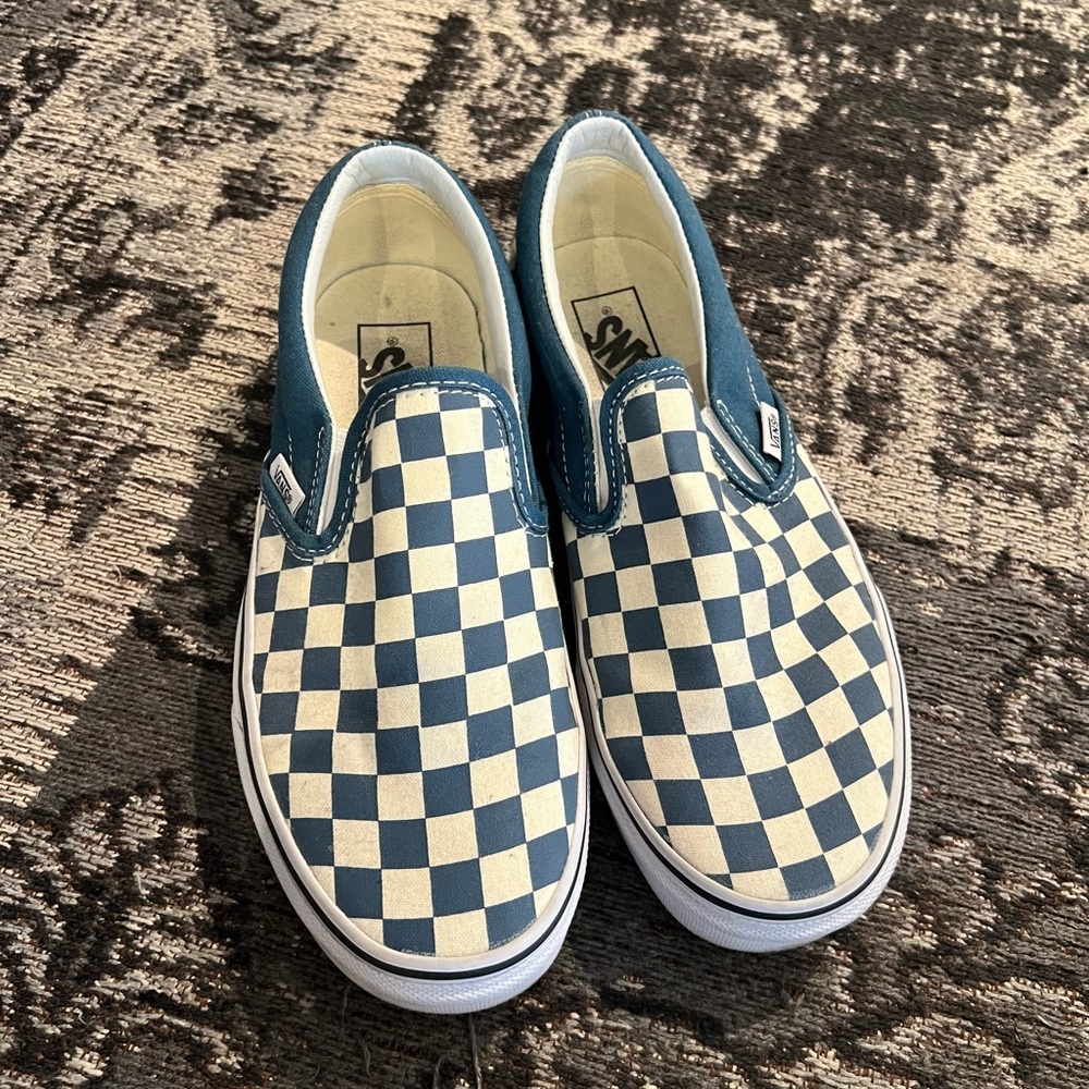 VANS loafers checkered